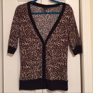 Leopard Animal Print Cardigan